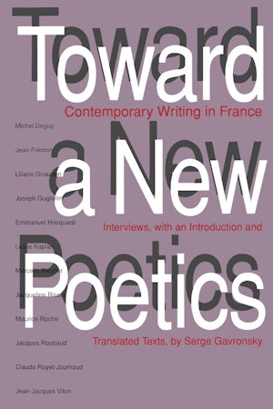 Toward a New Poetics