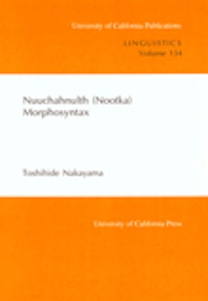 Nuuchahnulth (Nootka) Morphosyntax