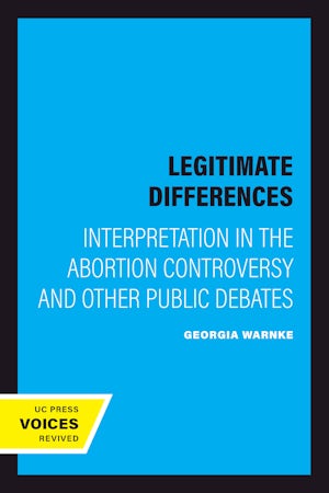 Legitimate Differences