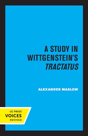 A Study in Wittgenstein's Tractatus