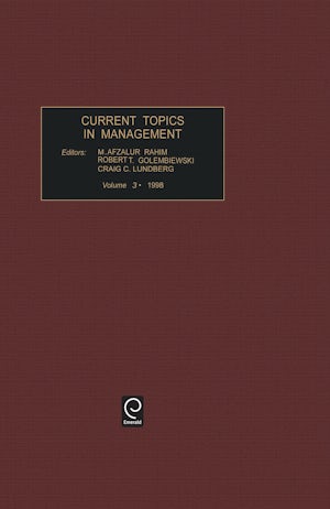 Current topics in management