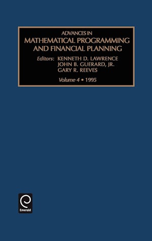 Advances in Mathematical Programming and financial planning