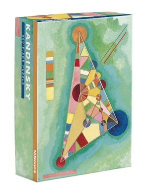 teNeues - Puzzle: Variegation in the Triangle by Wassily Kandinsky, 500 Piece Puzzle, Full Color Artwork, Abstract Act, Compact Box, 14 x 19 in