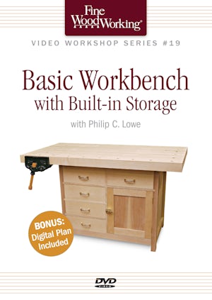 Fine Woodworking Video Workshop Series - Basic Workbench with Built-in Storage