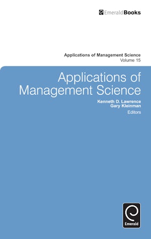 Applications of Management Science