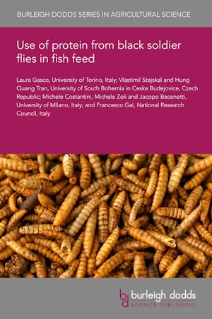 Use of protein from black soldier flies in fish feed