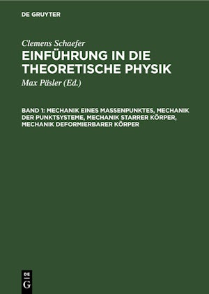 Mechanik eines Massenpunktes, Mechanik der Punktsysteme, Mechanik starrer Körper, Mechanik deformierbarer Körper