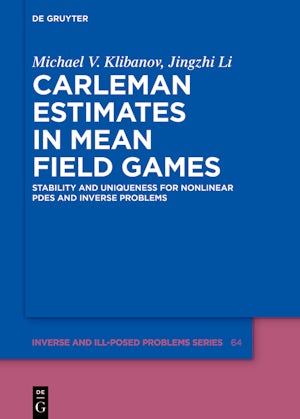 Carleman Estimates in Mean Field Games