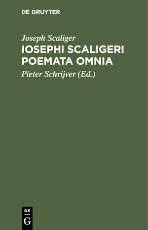 Iosephi Scaligeri Poemata omnia